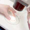 Laboratory specialist working with fertility preservation