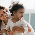 Happy mother and child representing successful fertility treatment